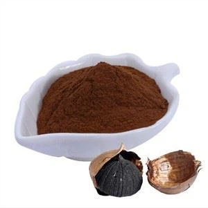 Zwart knoflookpoeder